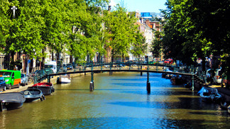 Cidade de Amsterdã na Holanda