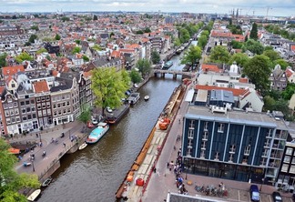 Mapa turístico de Amsterdã