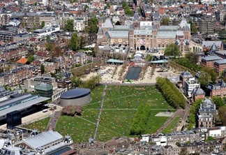 Principais praças em Amsterdã