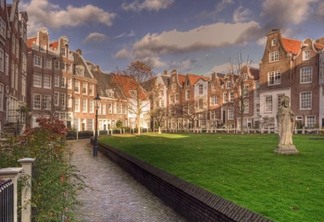 Jardim Begijnhof em Amsterdã