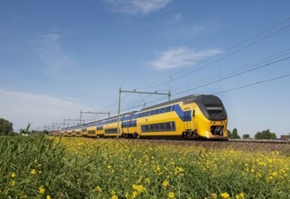 Viagem de trem de Amsterdã a Roterdã