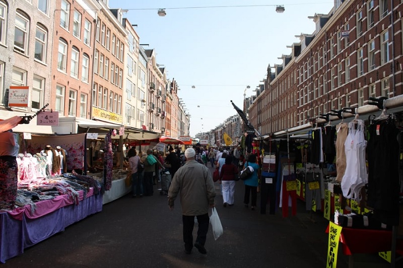  Mercado Albert Cuyp em Amsterdã