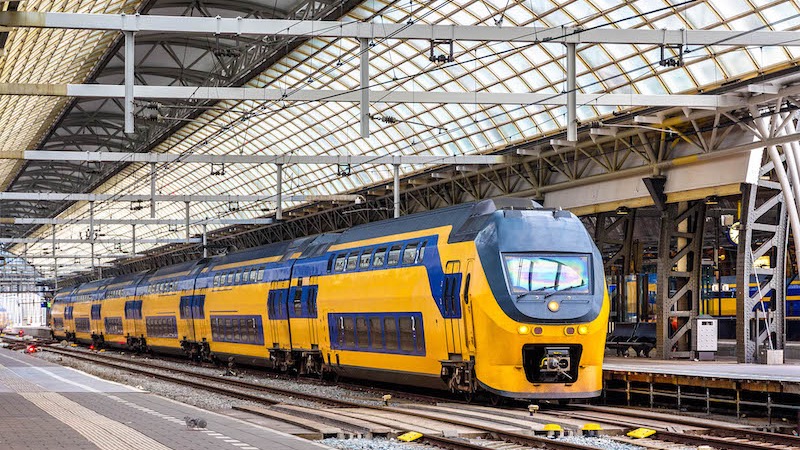 Trem em Haarlem