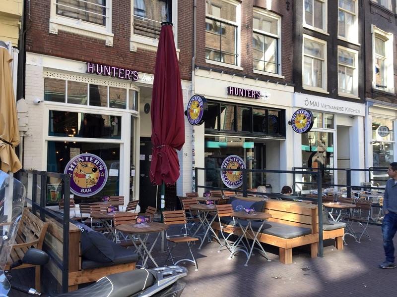 Coffee Shop Hunter’s em Amsterdã
