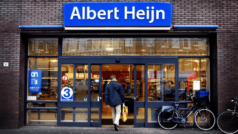 Fachada do supermercado Albert Heijn em Amsterdã