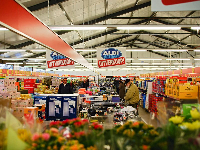 Supermercado Aldi em Amsterdã