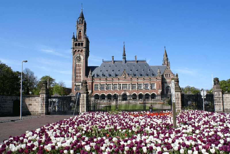 Palácio da Paz em Haia na Holanda