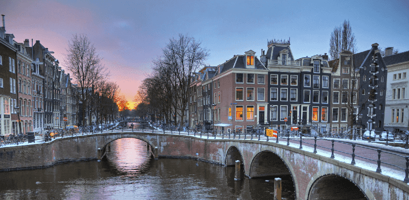 Inverno em Amsterdã