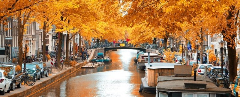 Outono em Amsterdã