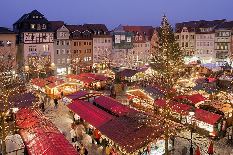 Mercados de Natal em Amsterdã na Holanda