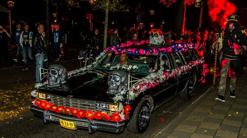 Festa de Halloween em Amsterdã