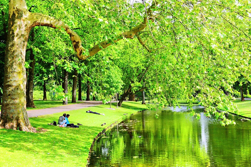 Parque em Roterdã