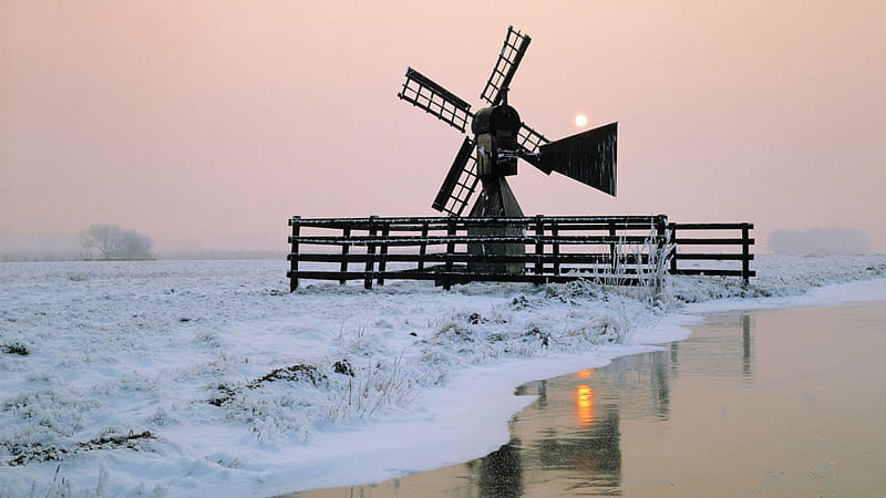 Inverno na Holanda
