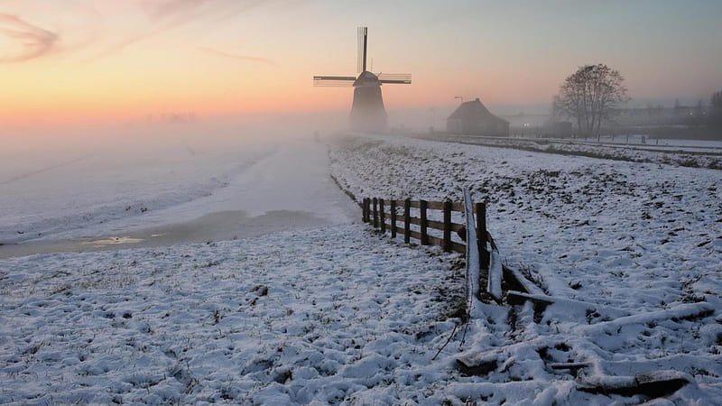 Inverno na Holanda
