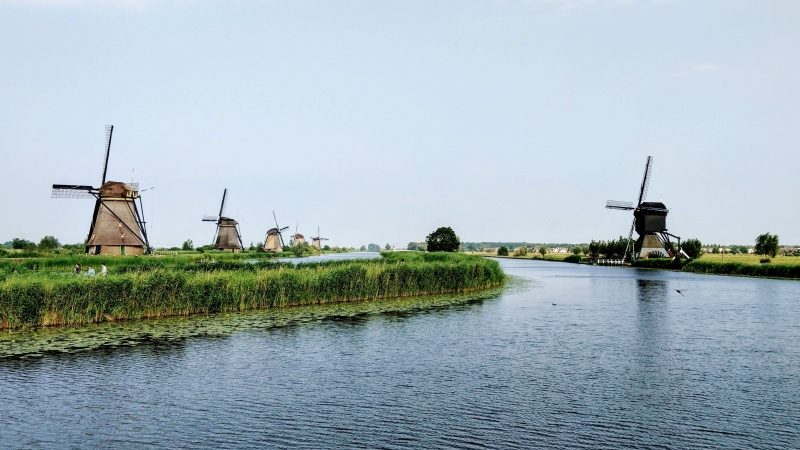 Moinhos na Holanda