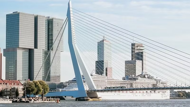 Cidade de Roterdã na Holanda