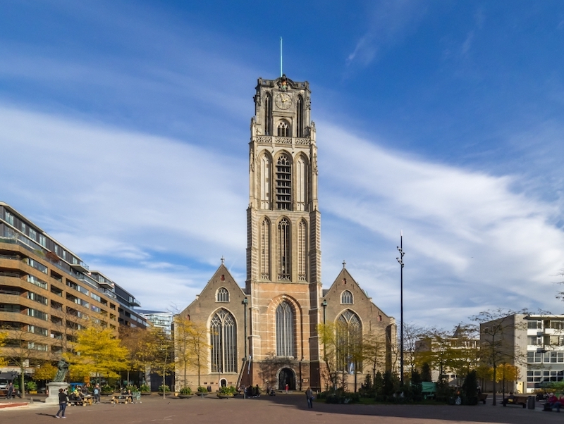 Grote de Sint-Laurenskerk em Roterdã