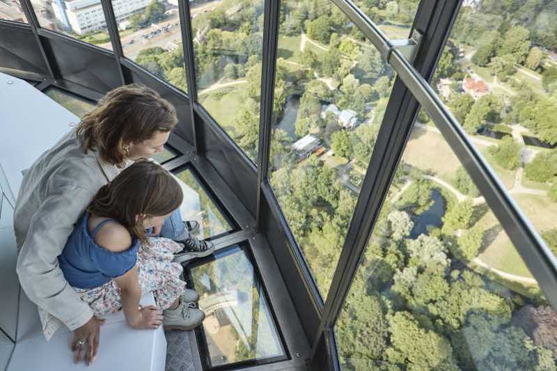 Vista da Torre Euromast em Roterdã