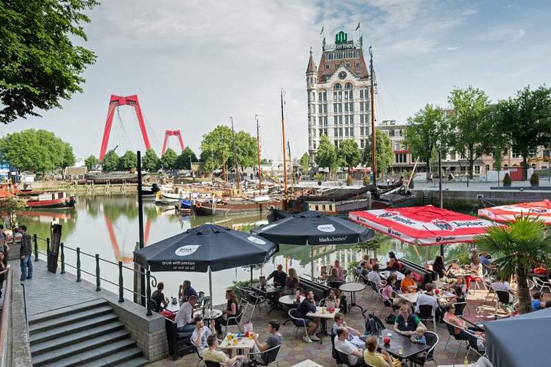 Restaurantes no Old Harbor de Roterdã